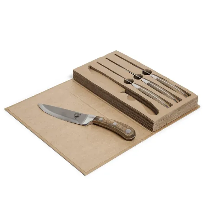 Orrefors Hunting Steak Knives Set Steel - LT54003 (N0093)